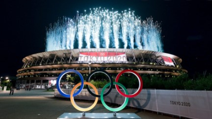 オリンピックで連日の金メダルの画像