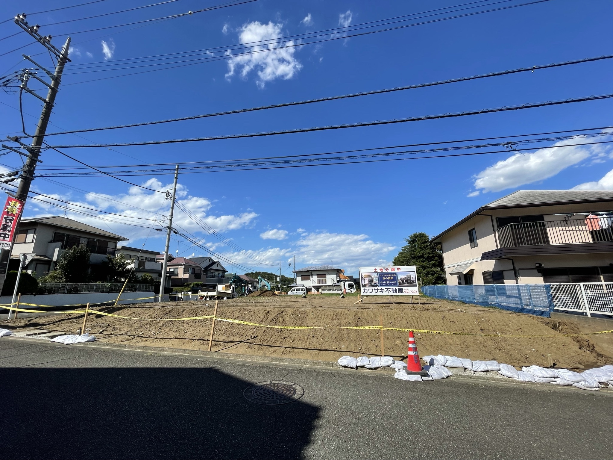 シエルブルーコート稲田堤　造成工事中ですの画像