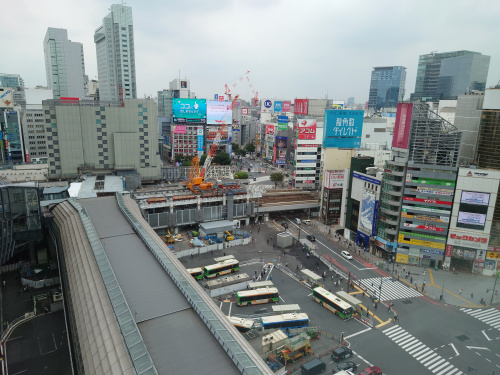 渋谷駅再開発202108の画像