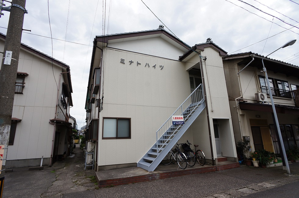 古町エリアのアパート２Kミナトハイツのご紹介の画像