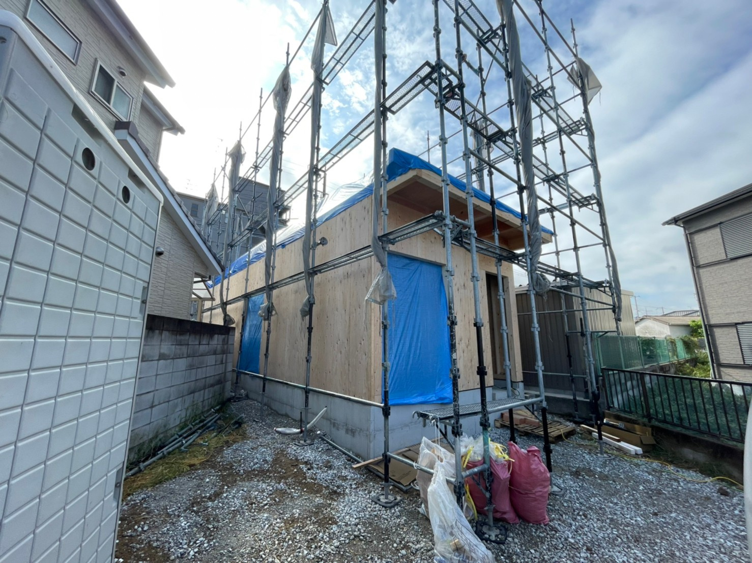 【和泉市太町の注文建築】明日棟上げです(^^)vの画像