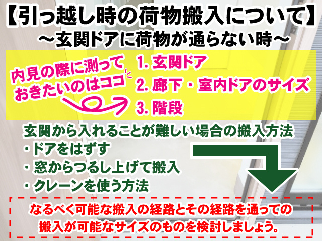 【2025年】玄関ドアに荷物が通らない時どうする？採寸の仕方や搬入方法についての画像