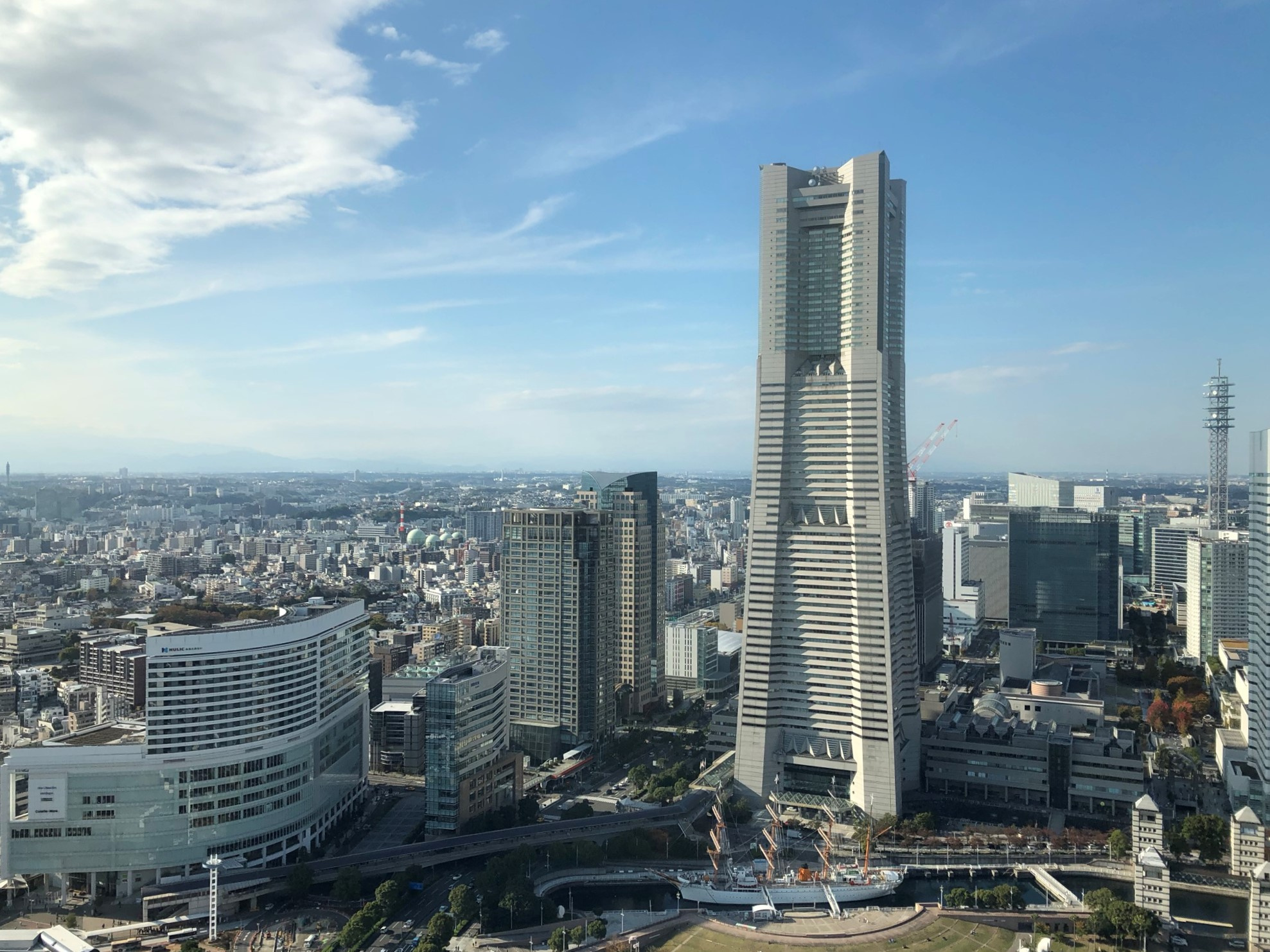 ザ・タワー横浜北仲46階からの眺望の画像