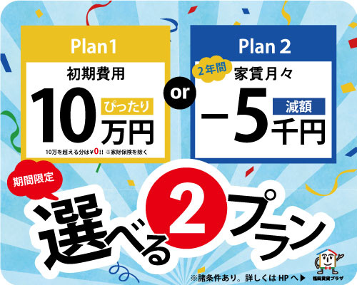 【選べるお得なキャンペーン】の画像