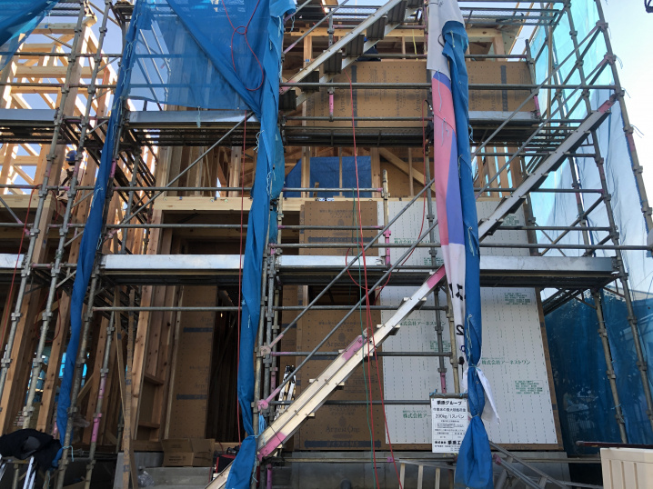 所沢市中新井5丁目　上棟しました。の画像