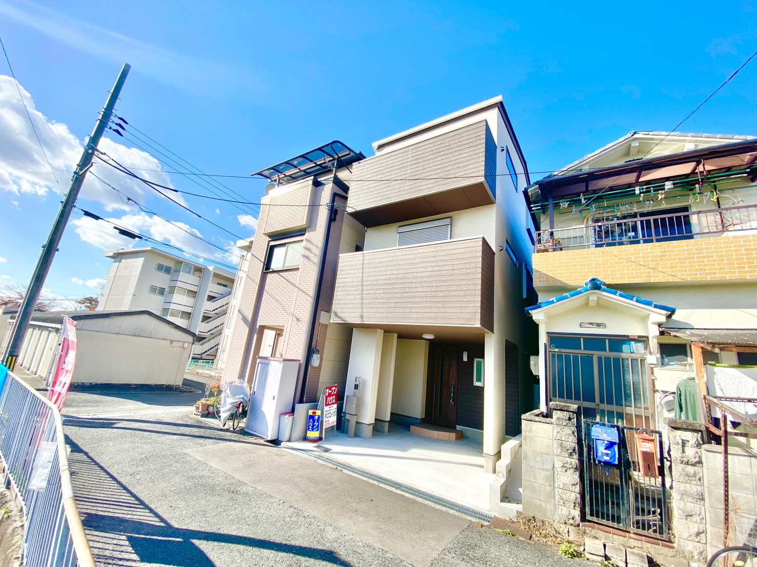こちらがオープンハウスの物件です！の画像