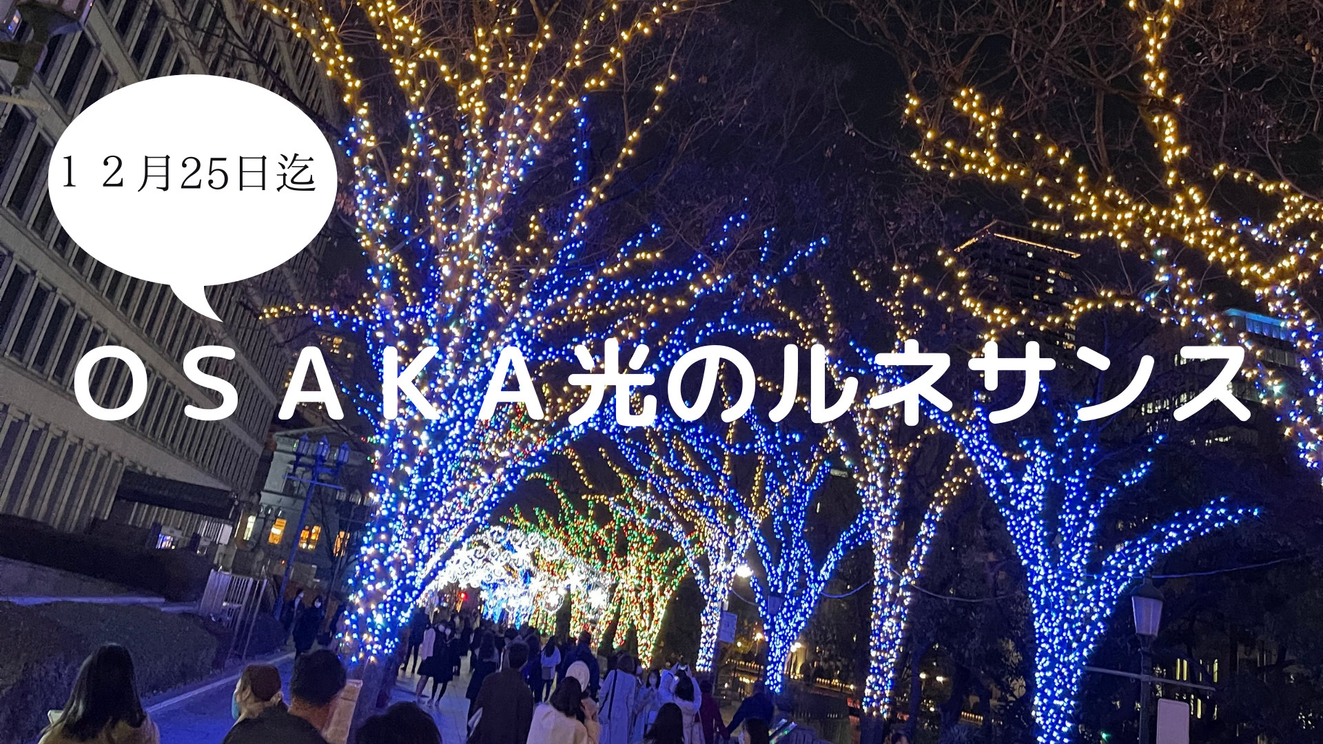 osaka光のルネサンスに行ってきましたの画像