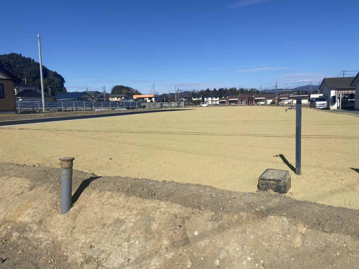 いわき市錦町鈴鹿宅地分譲工事まもなく完了！の画像