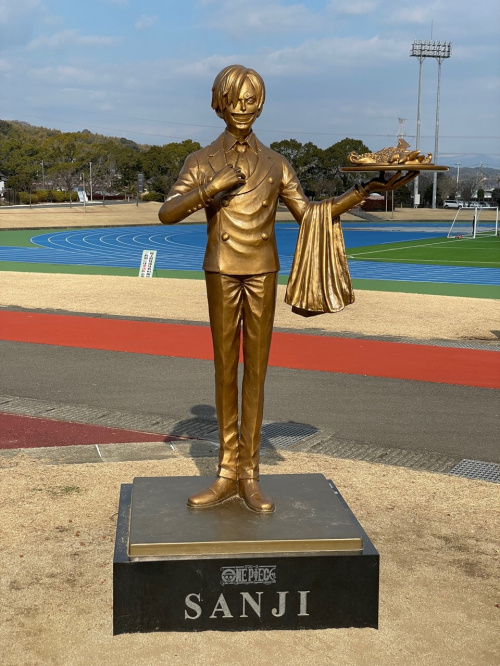 熊本復興プロジェクト 益城町 One Piece サンジ像 益城町 不動産 熊本市東区の不動産 株式会社しとうホームズ 熊本復興プロジェクト 益城町 One Piece サンジ像 益城町 不動産 熊本市東区の不動産 株式会社しとうホームズ