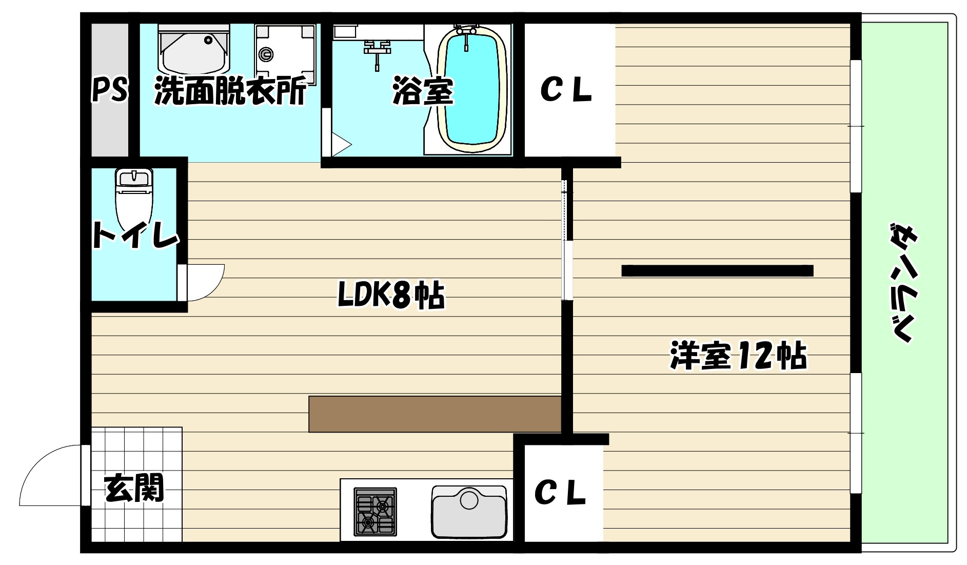 リノベ部屋☺外壁塗り替え工事済の画像