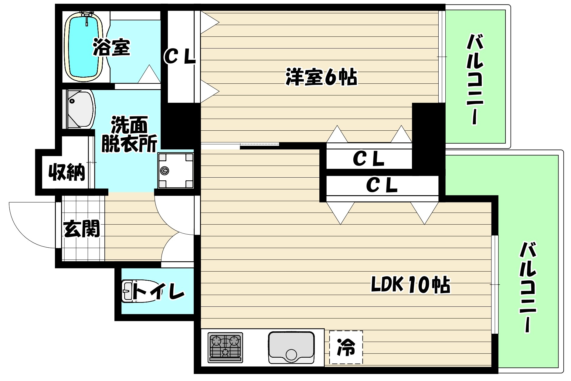 法人契約入居者入替可能物件の画像