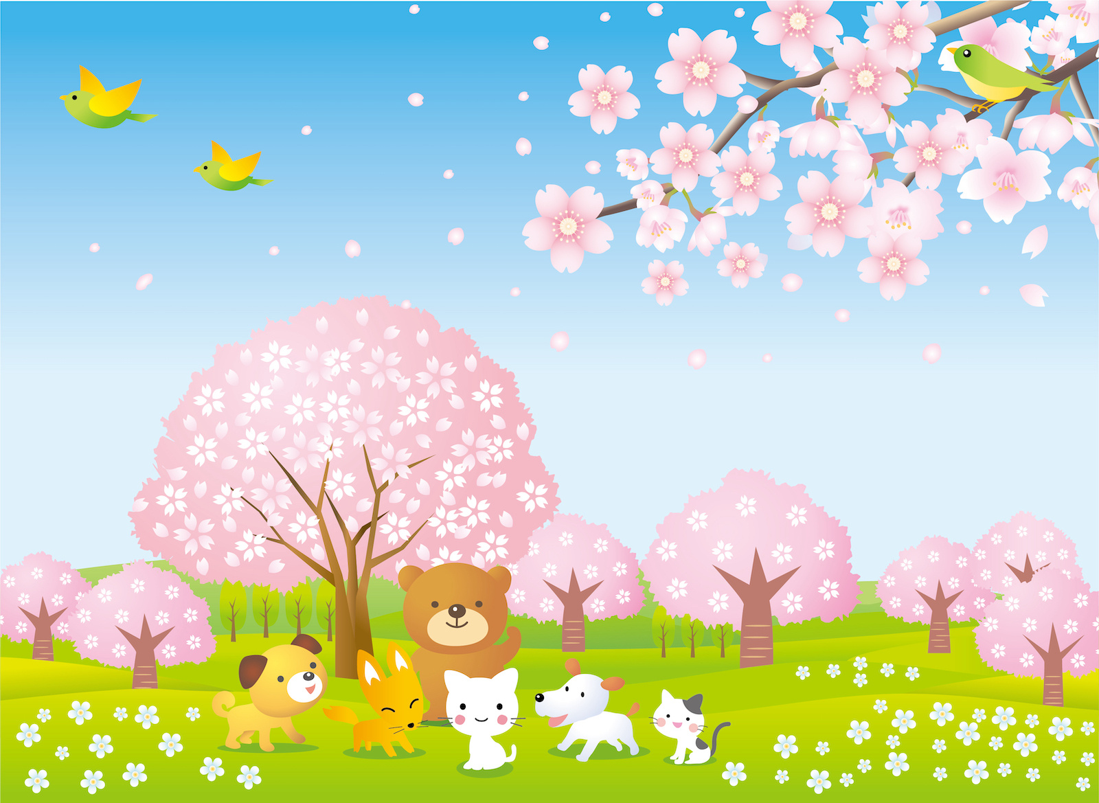 吹田市の桜スポットの画像