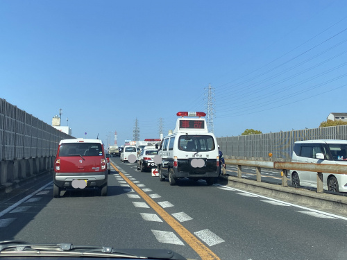交通事故の画像