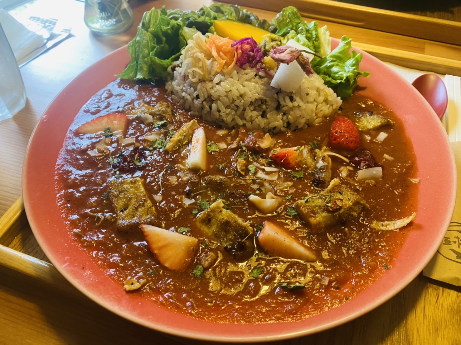 苺カレーの画像