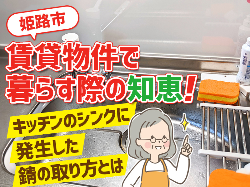 姫路市の賃貸物件で暮らす際の知恵！キッチンのシンクに発生した...の画像