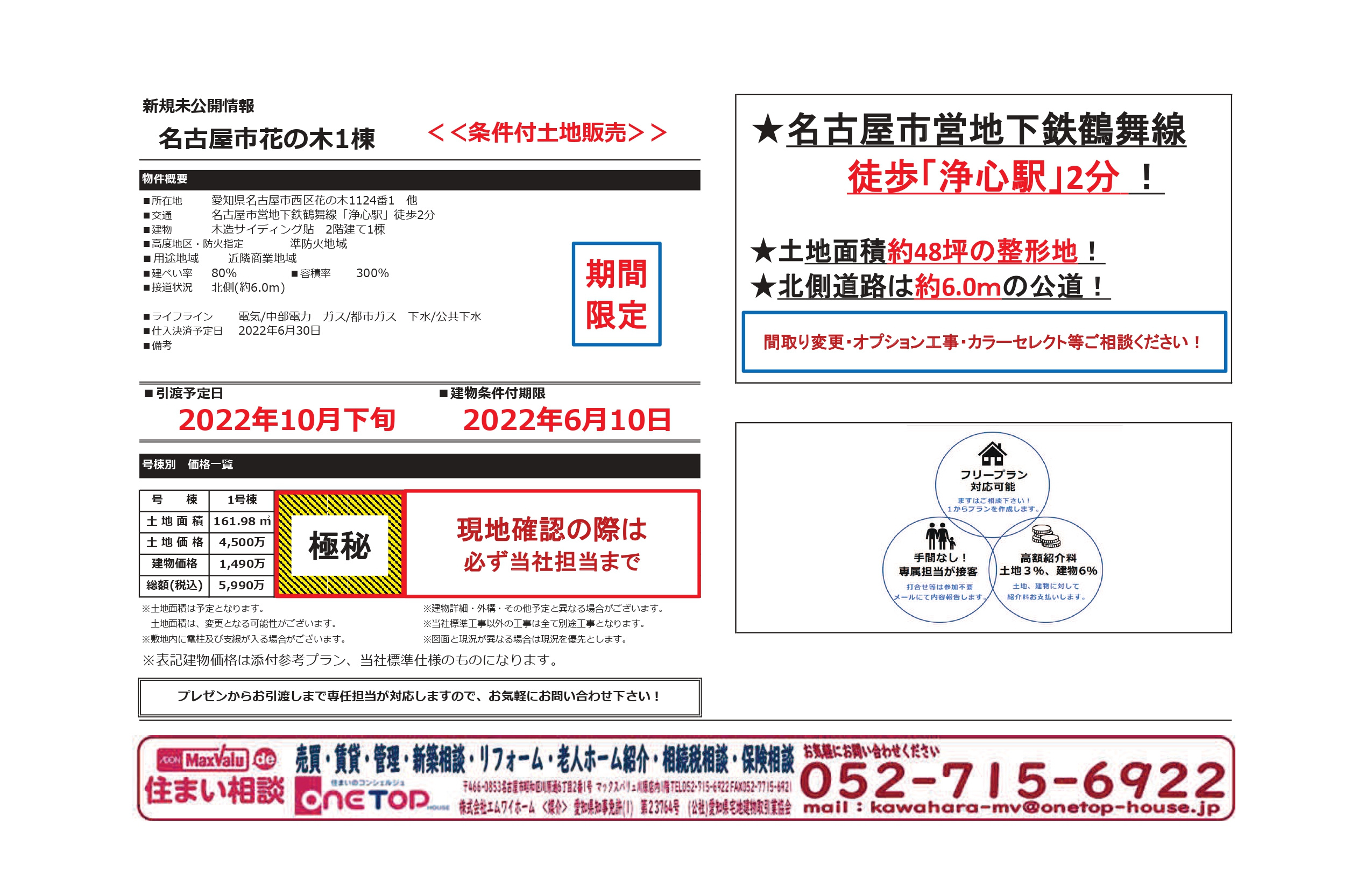 建築条件付き土地情報！！の画像