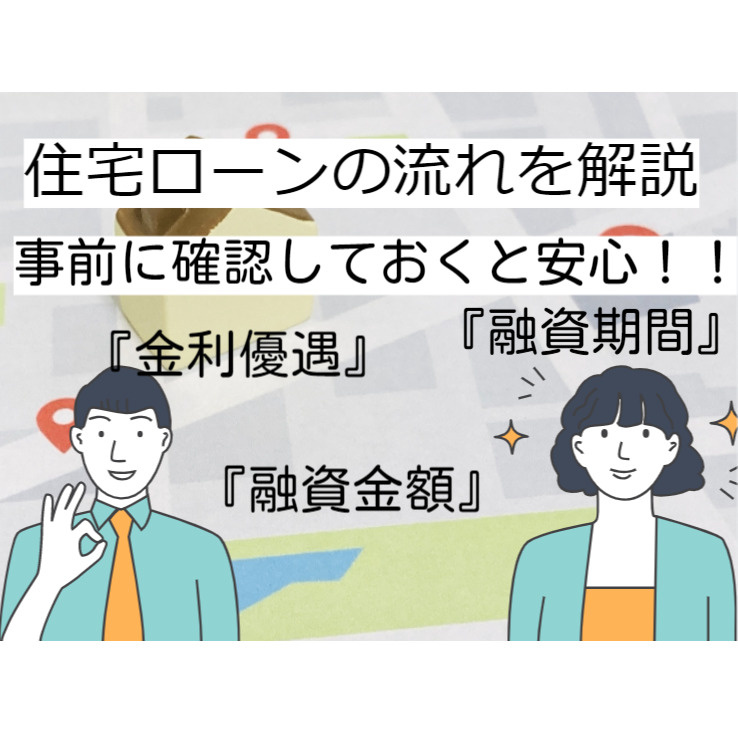 住宅ローンの流れの画像
