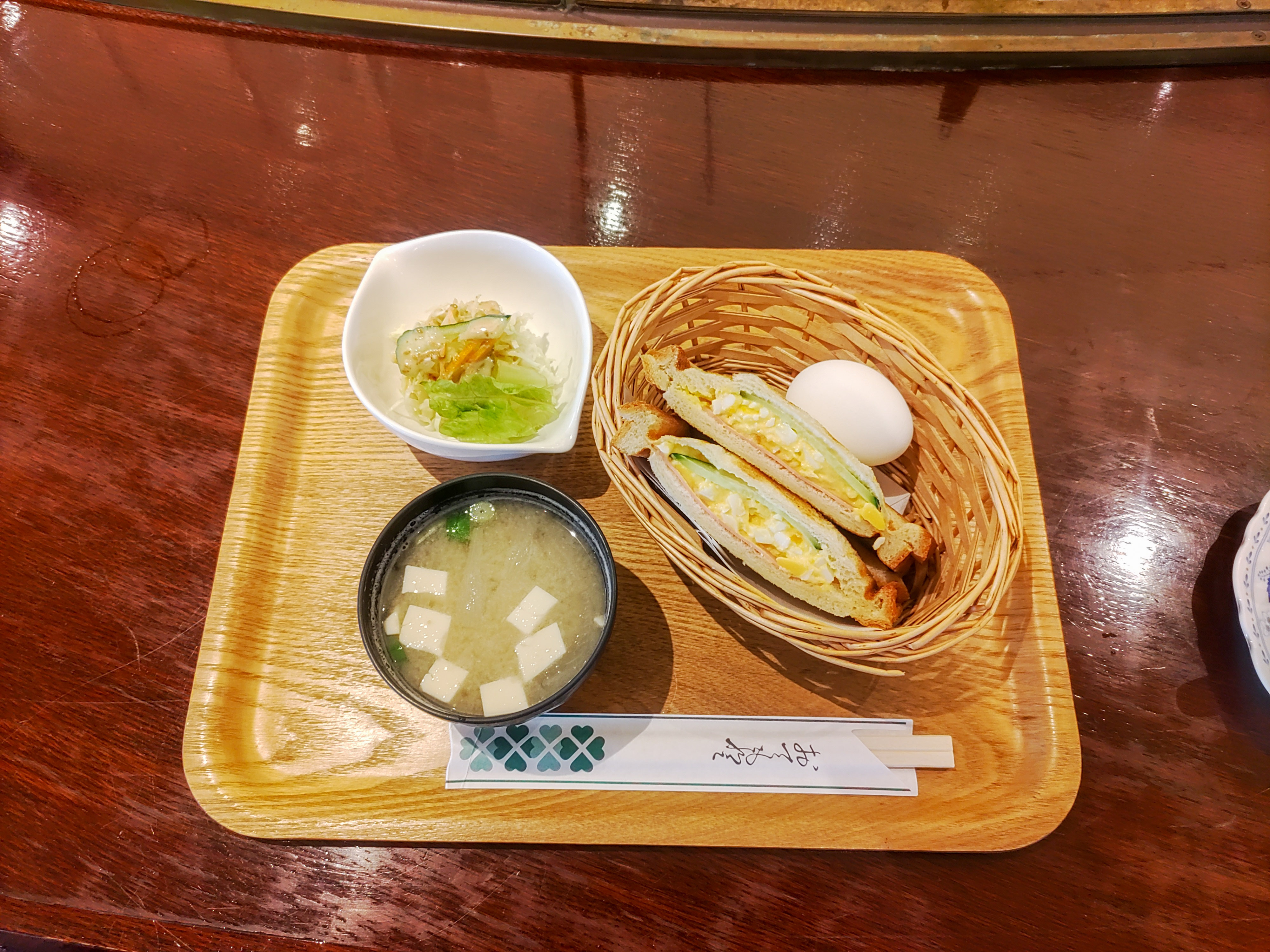 南江戸　カフェ・ラインローズのモーニングは少し変わっています...の画像