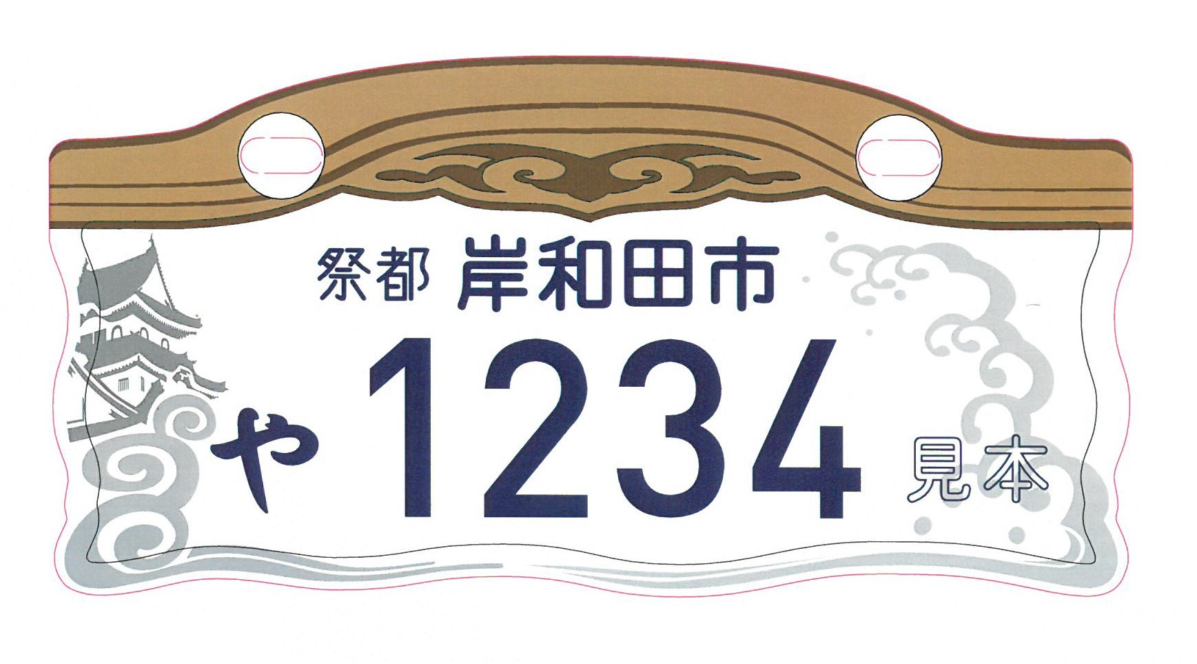 ご当地ナンバー（岸和田市）の画像