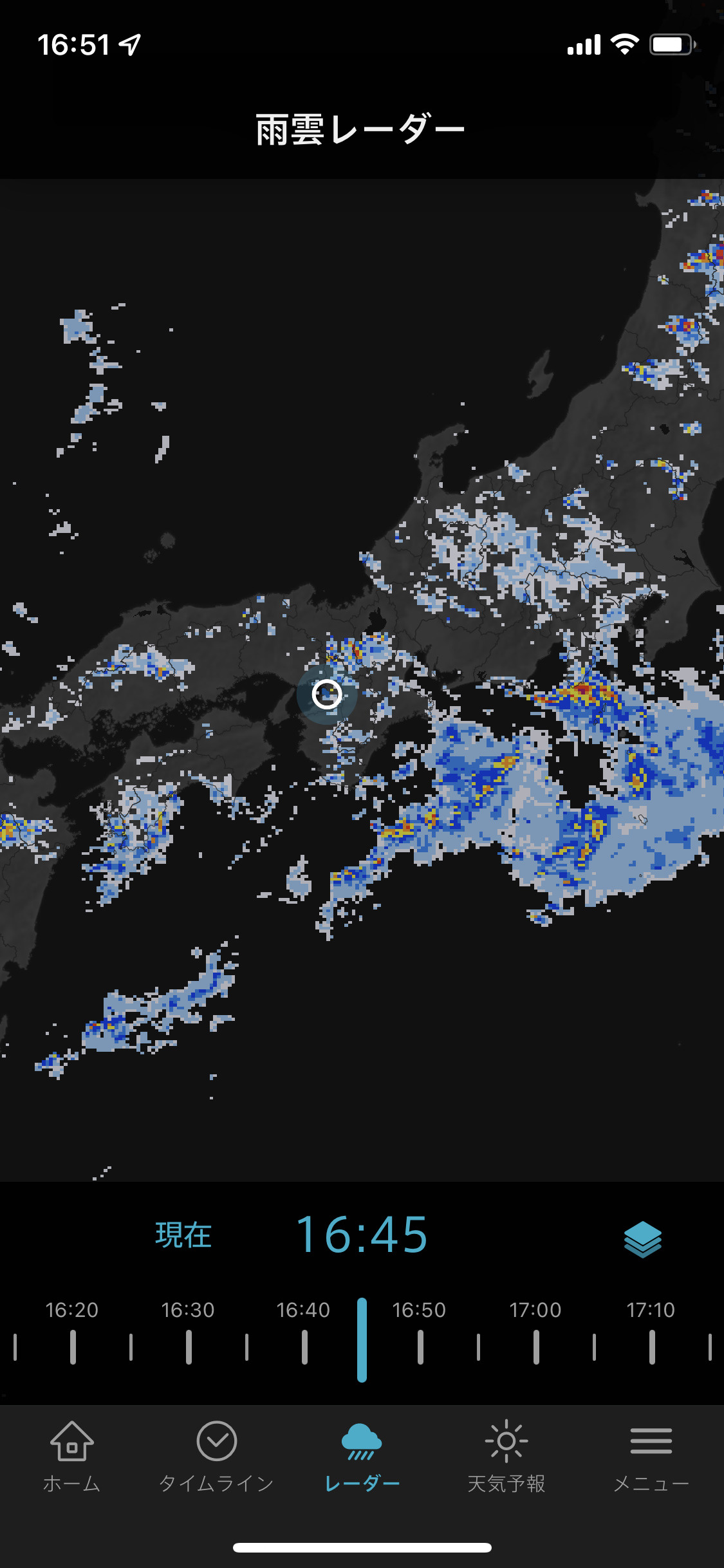 台風から熱帯低気圧への画像