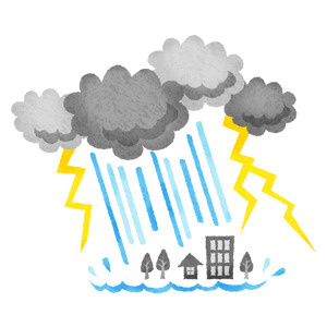 「ゲリラ豪雨」の画像