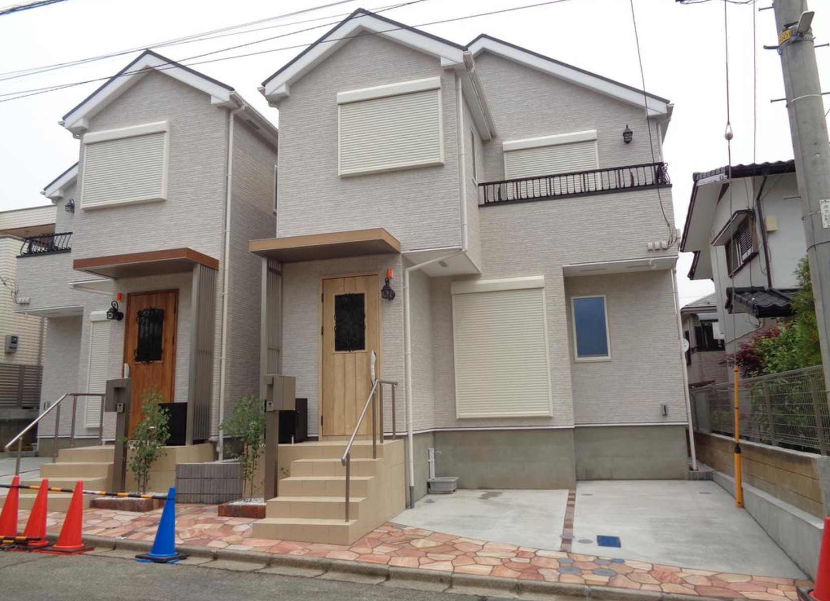 新築洋風オール電化セキュリティー住宅の画像