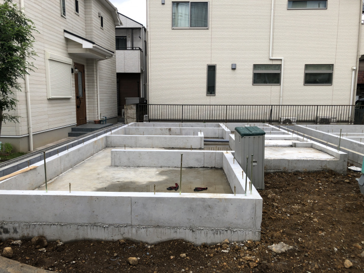 現地販売会　基礎工事の画像
