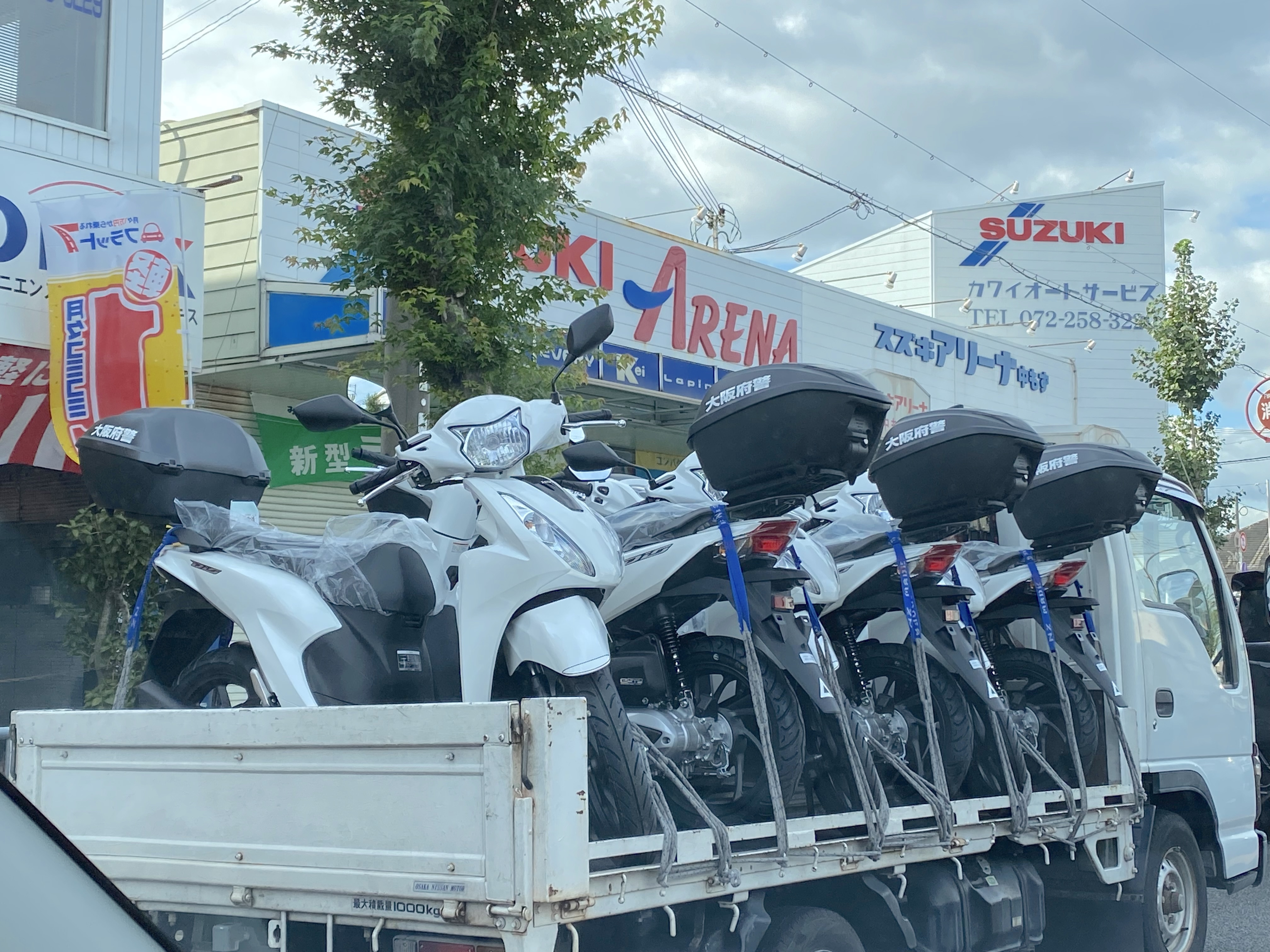 珍しいバイク発見の画像