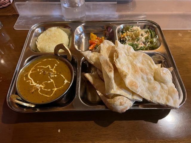 ナン食べました♪の画像