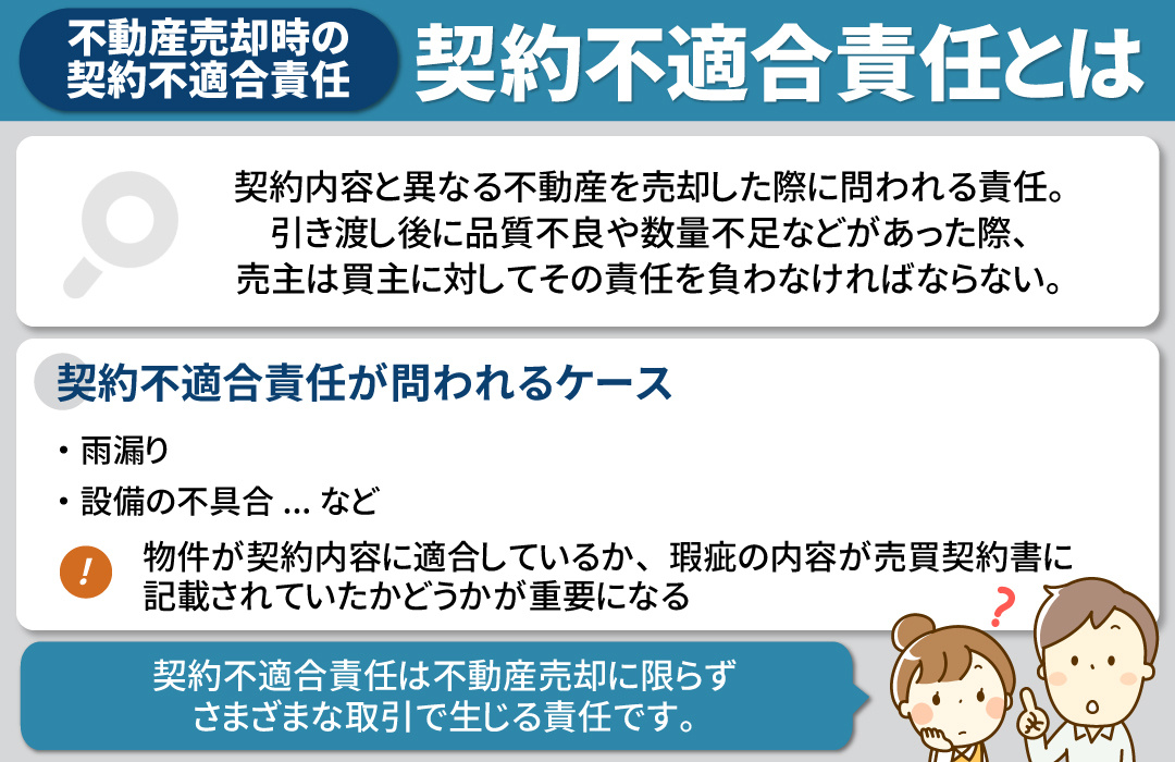 不動産売却時に注意したい契約不適合責任とは