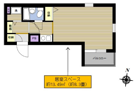 キャトル池袋3室のご紹介の画像