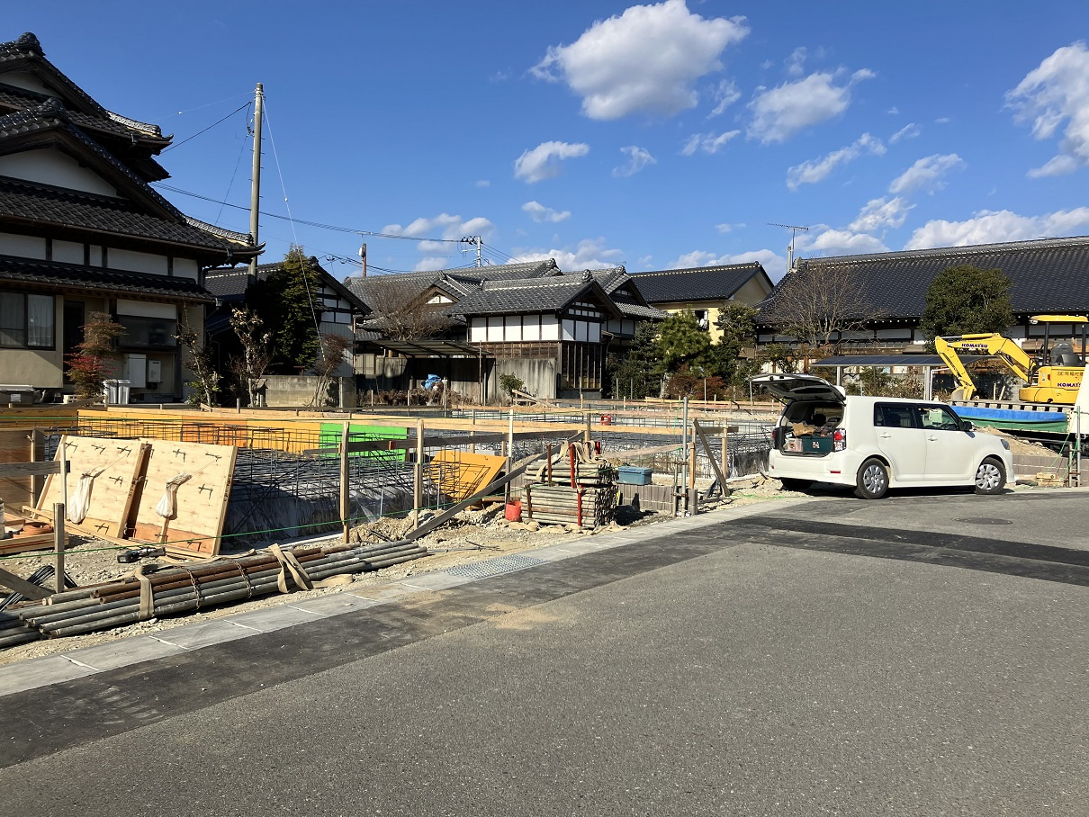 建築工事の進捗（錦町大島）の画像