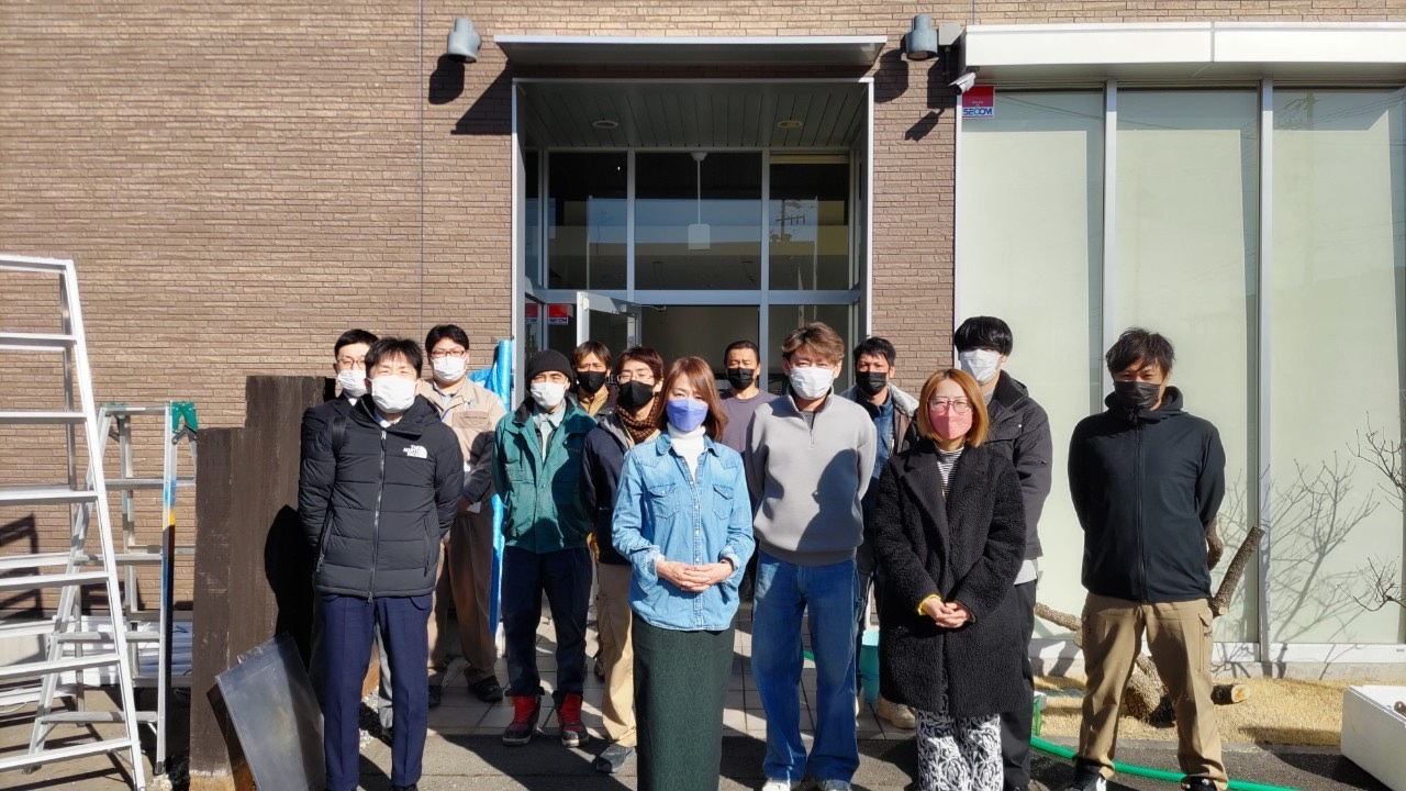 工事が始まります。の画像