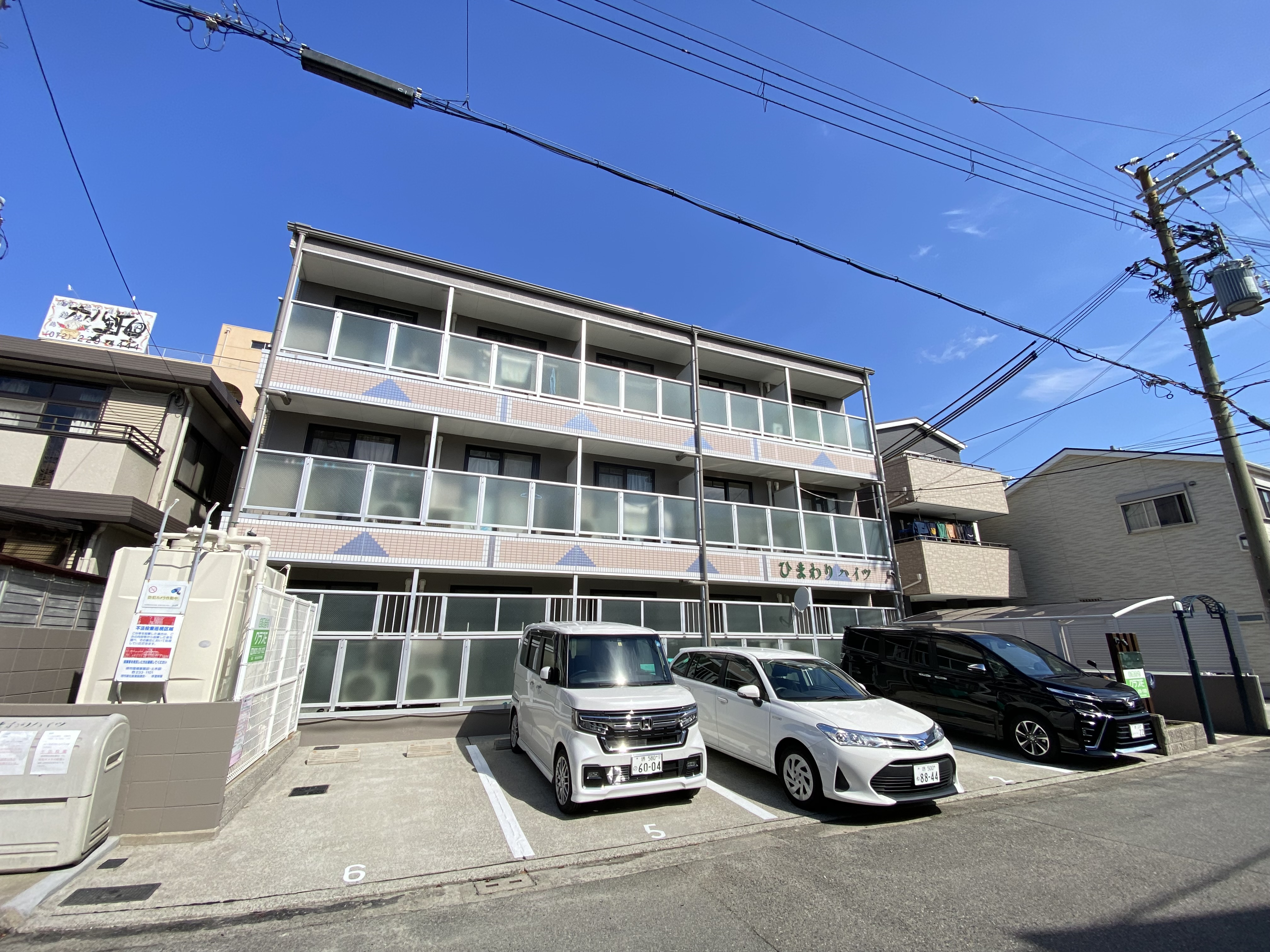 管理物件マンションの外壁工事が終わりました。の画像