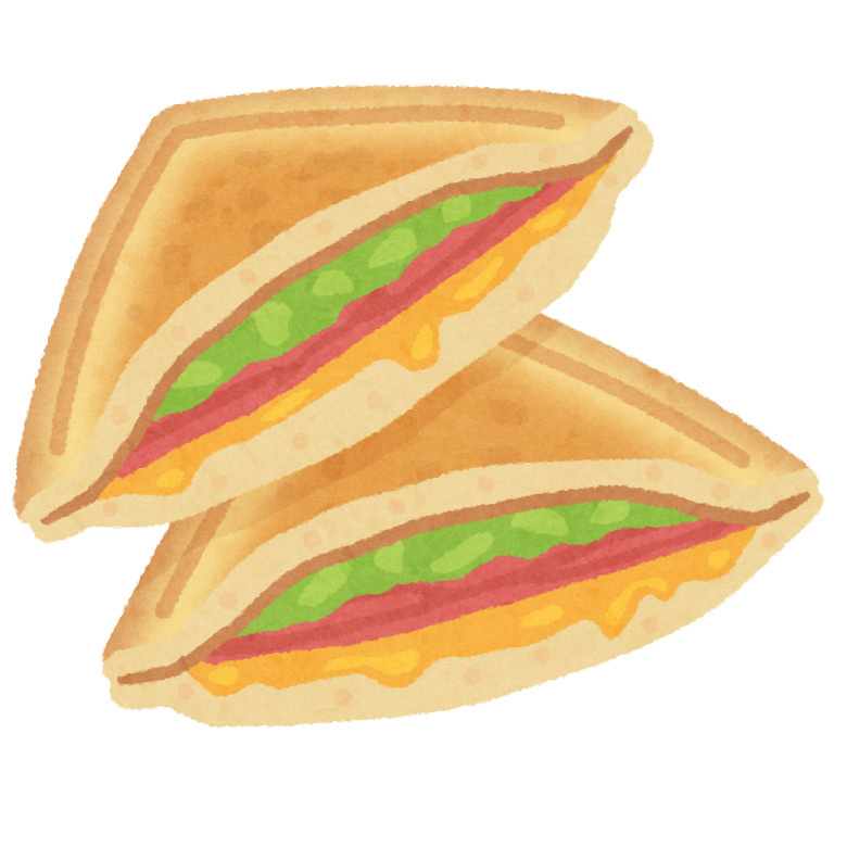 ホットサンドを楽しむ日の画像