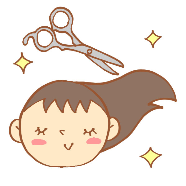 ヘアカットの日の画像