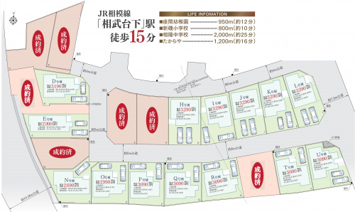 相模原市南区新戸新築戸建、相模原市中央区田名新築戸建の画像