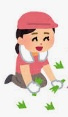 「川掃除と草むしり」の画像