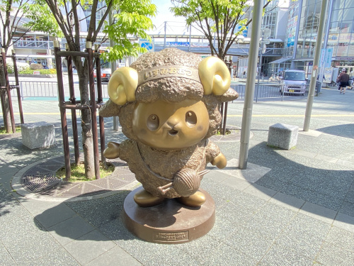 泉大津市のキャラクター像の画像
