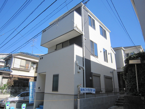 板橋区泉町新築一戸建て、施工写真の画像