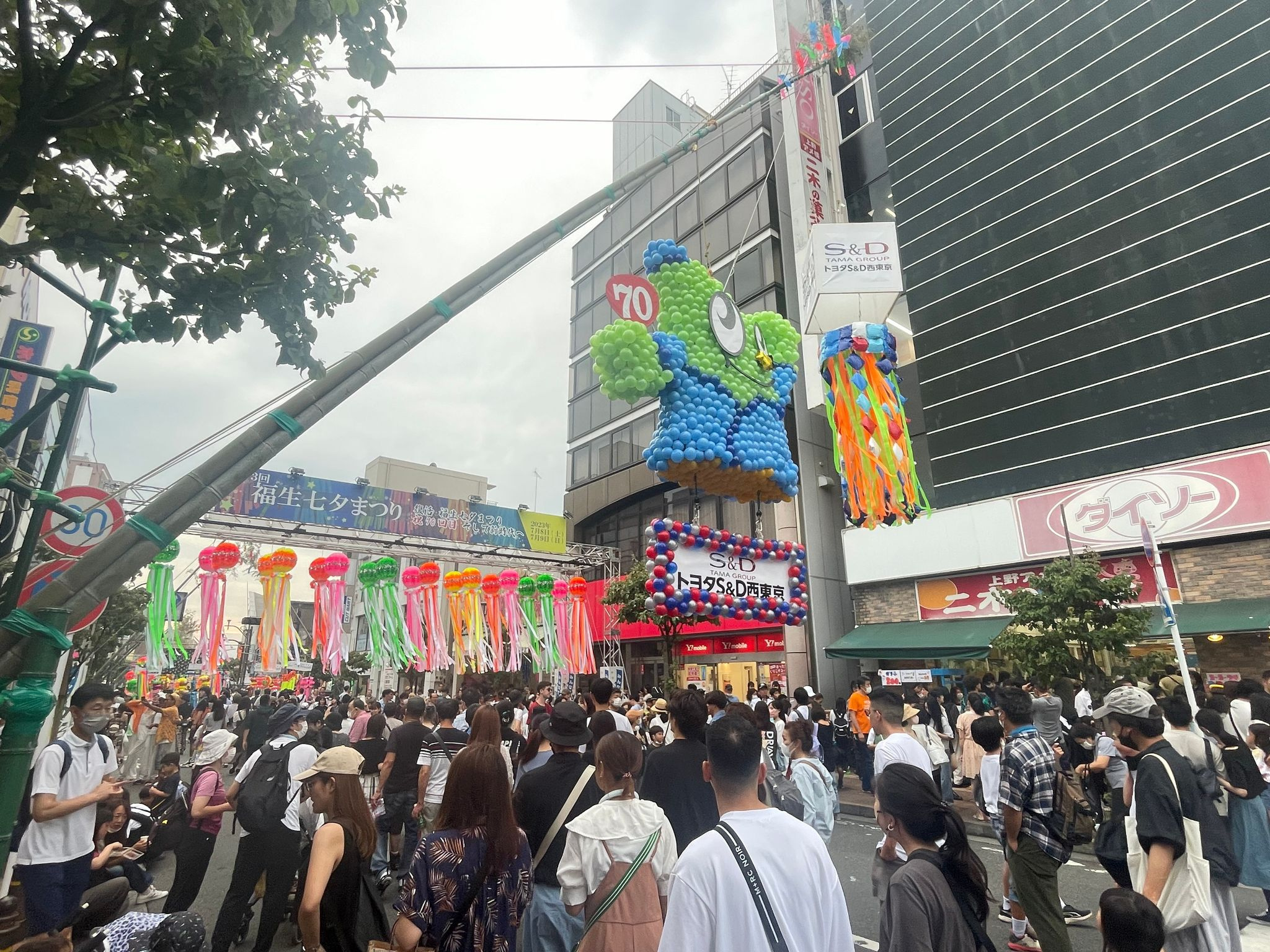 今週の福生は七夕祭りやってます♪の画像