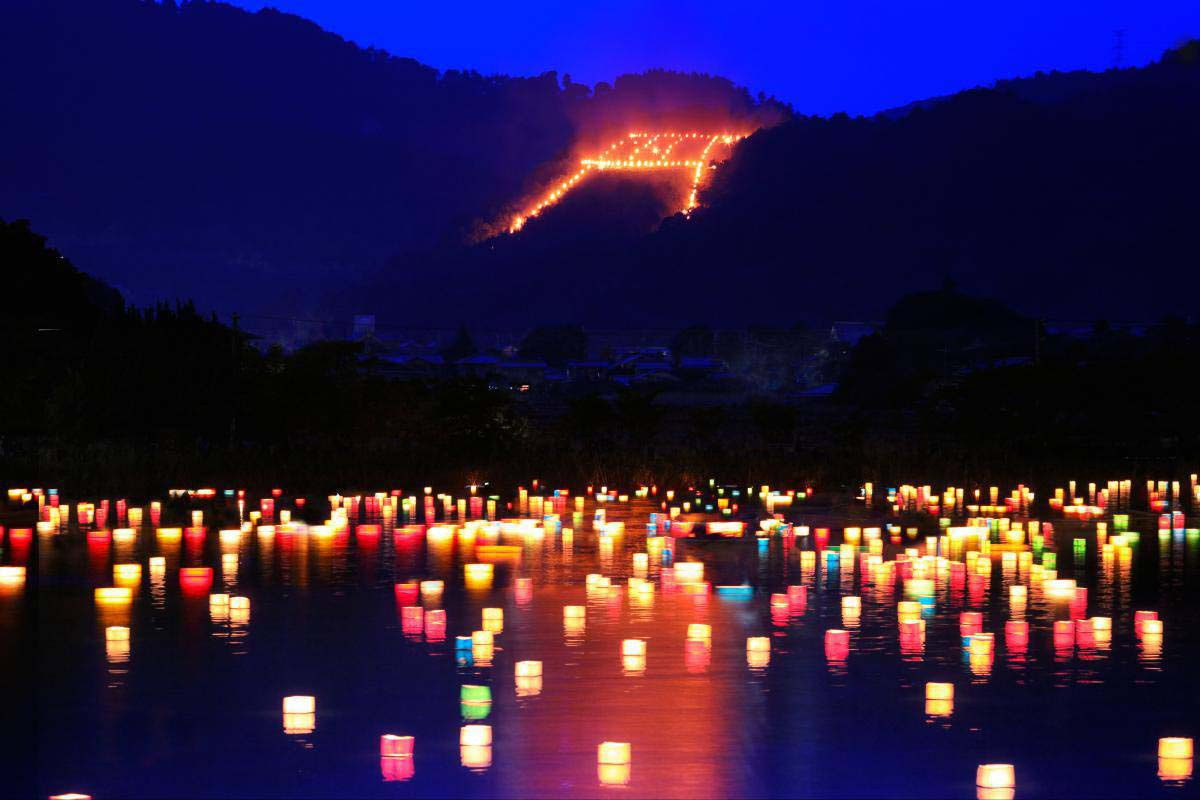 京都五山送り火の画像