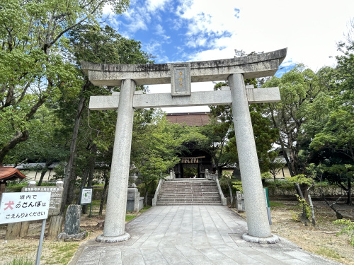 地元の神社へ報告にの画像