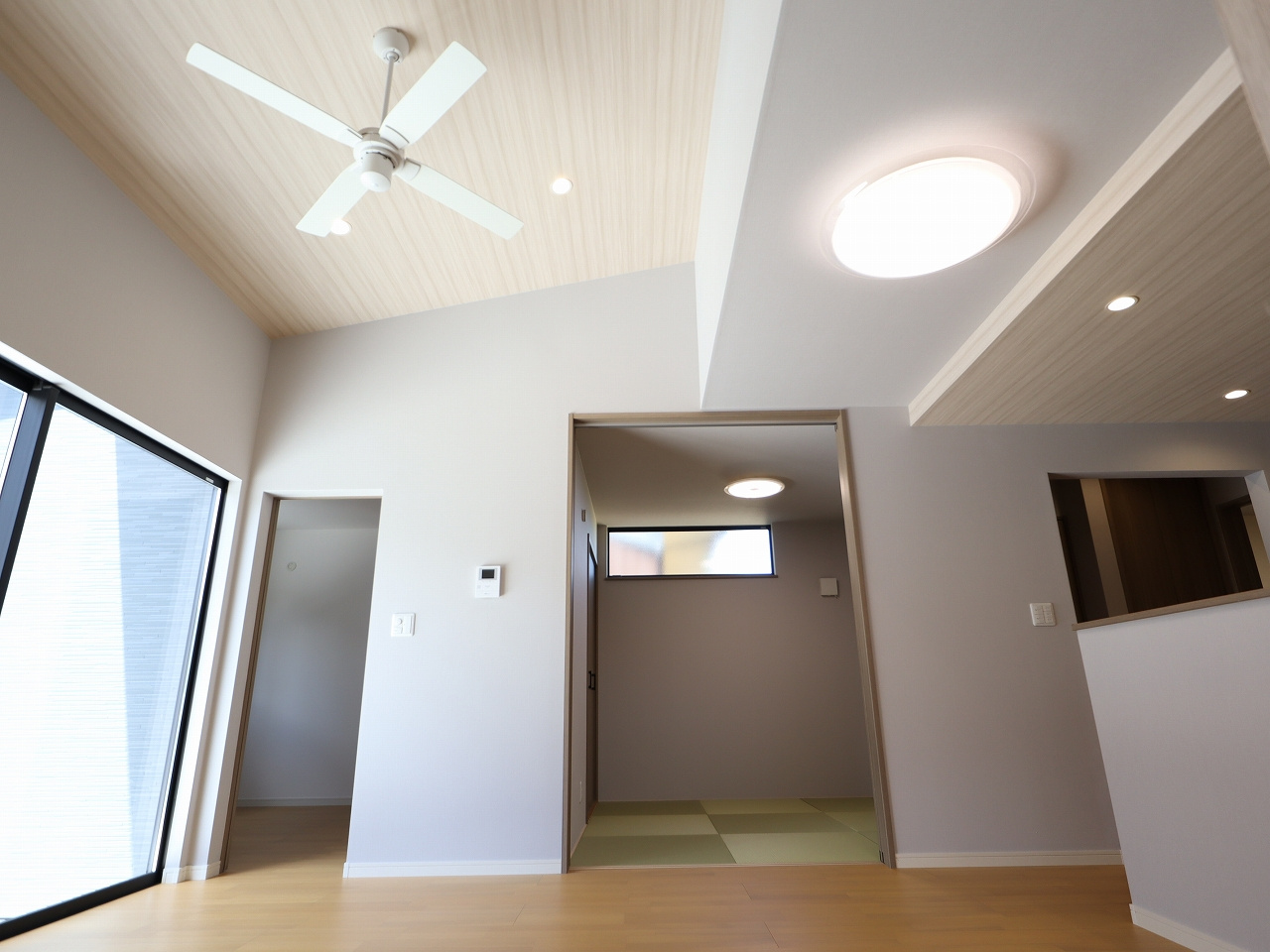 松前町にある売買物件情報の新築平屋住宅を見て来ました。の画像