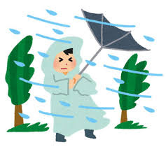 台風7号の画像