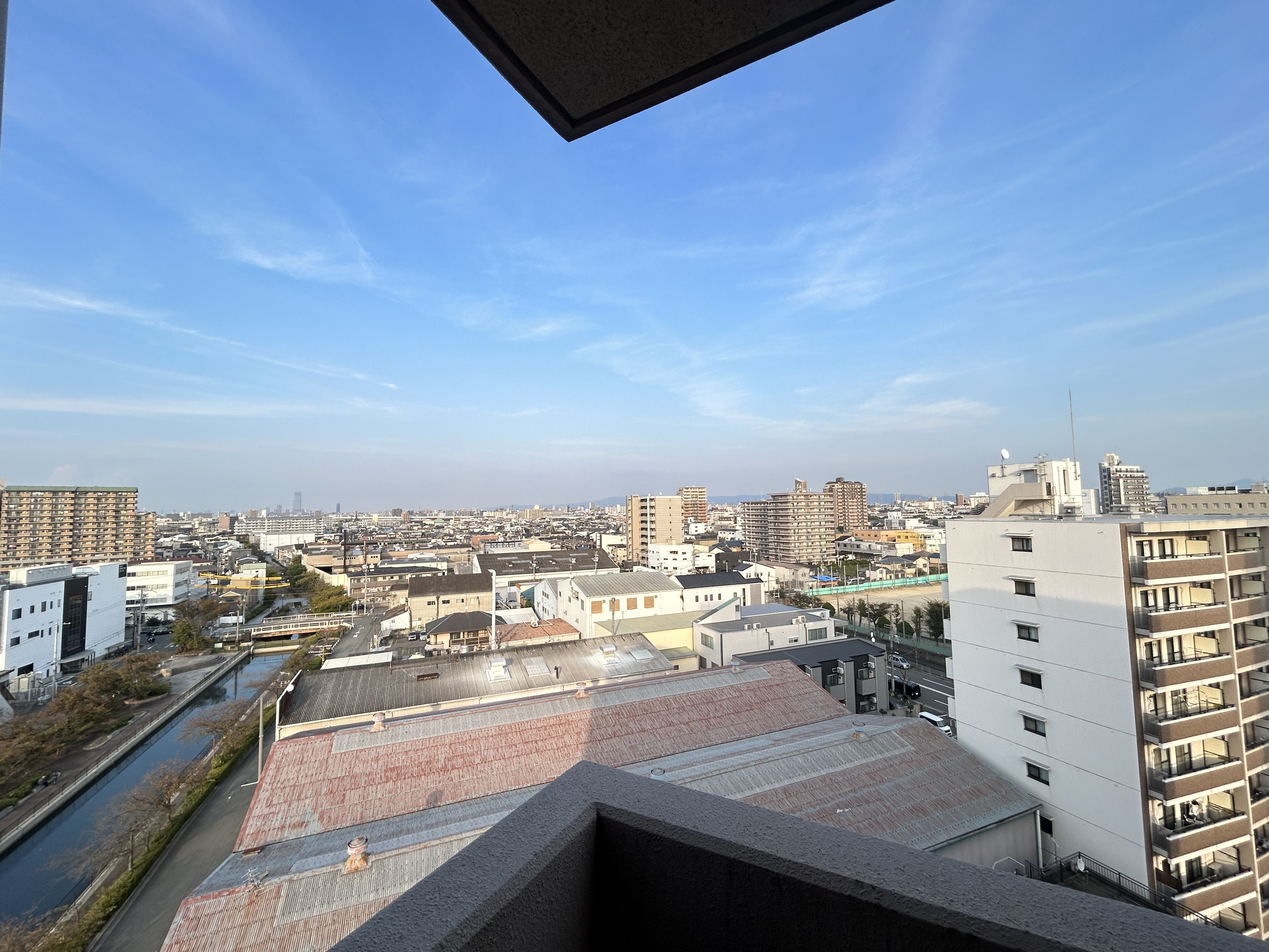 マンション10階からの眺めの画像