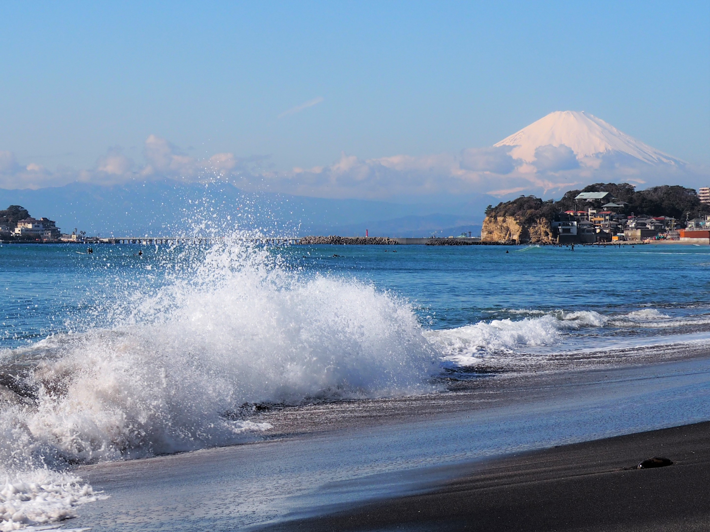 七里ガ浜海岸＠鎌倉の画像