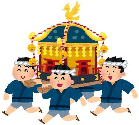 お祭りの時期ですねの画像