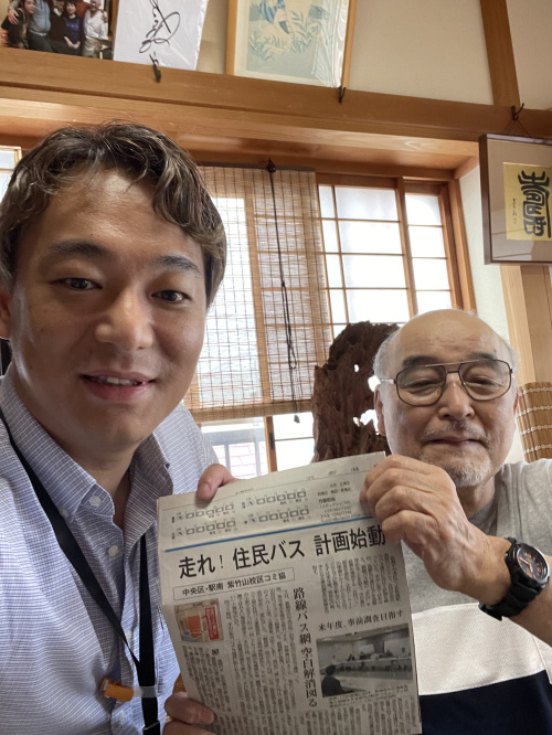 紫竹山校区コミュニティ協議会の住民バス事業部長の画像