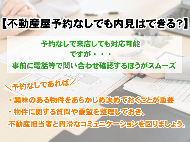 【予約なしでも内見はできる？】スムーズに見学するための注意点と当日の流れの画像
